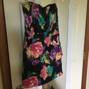 Flower Print Mini Dress Size 13